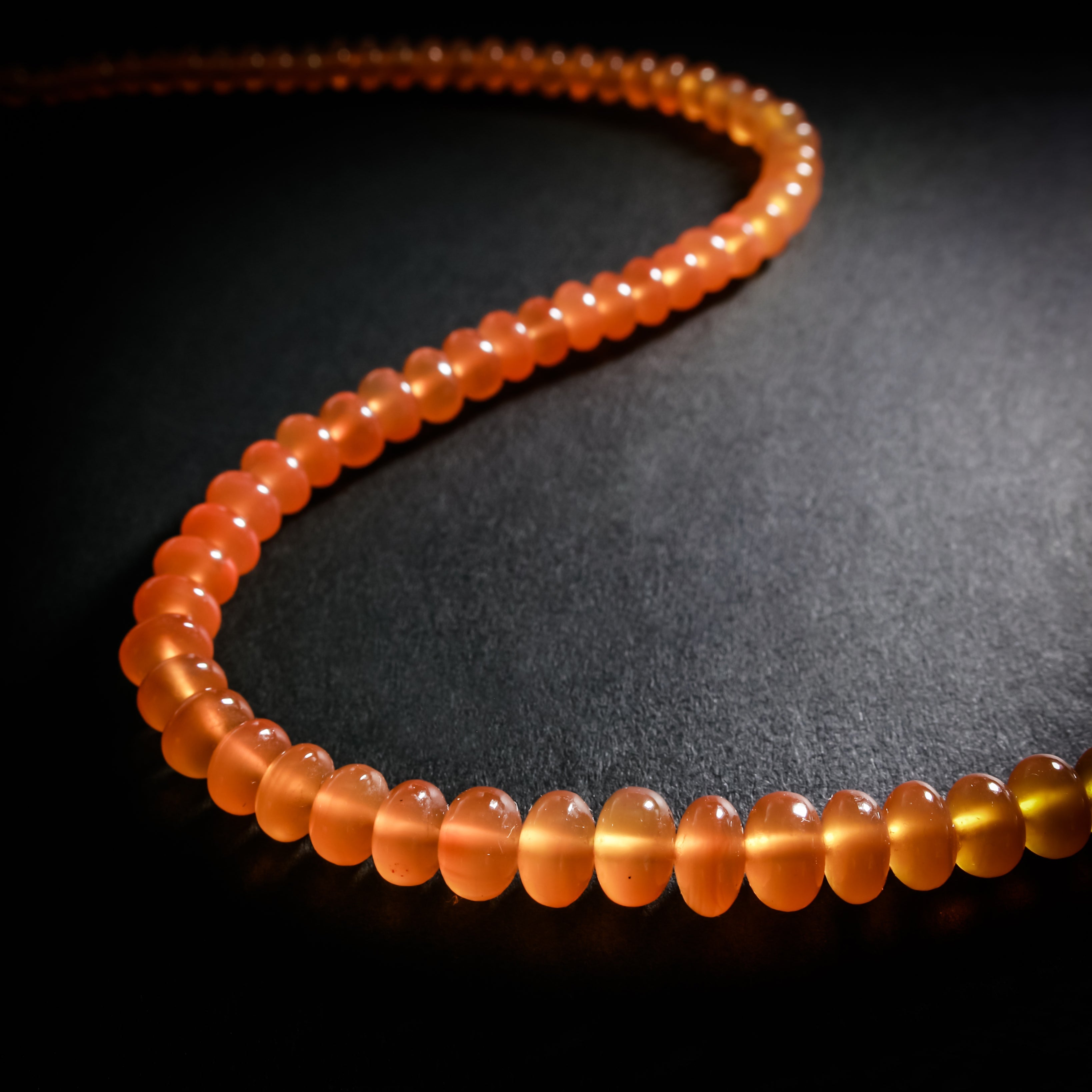 Crystal Healing Precious Carnelian necklace known for increasing optimism, vitality, joy