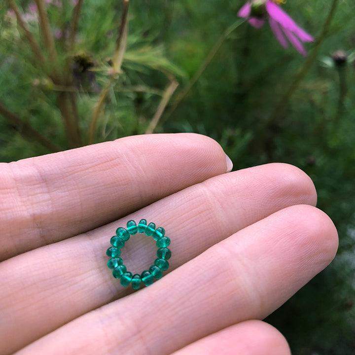Emerald Gem Energy Ring