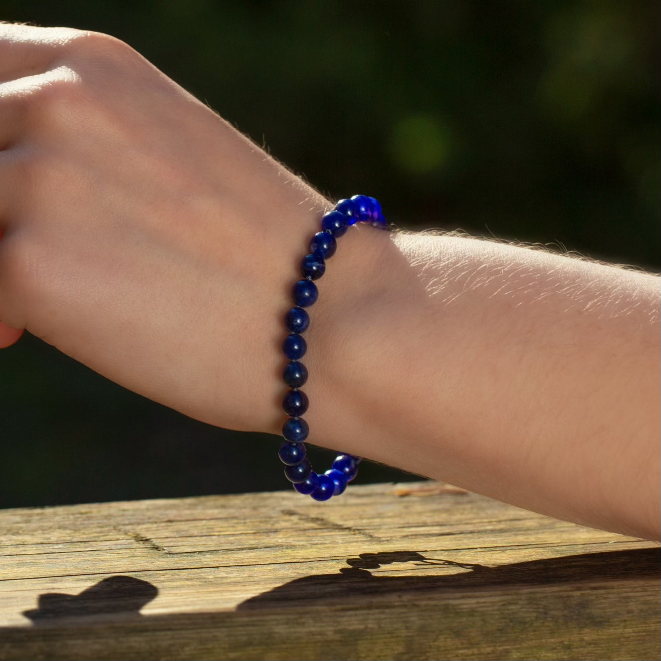 Crystal healing Indigo bracelet known for developing and clarifying your intuition