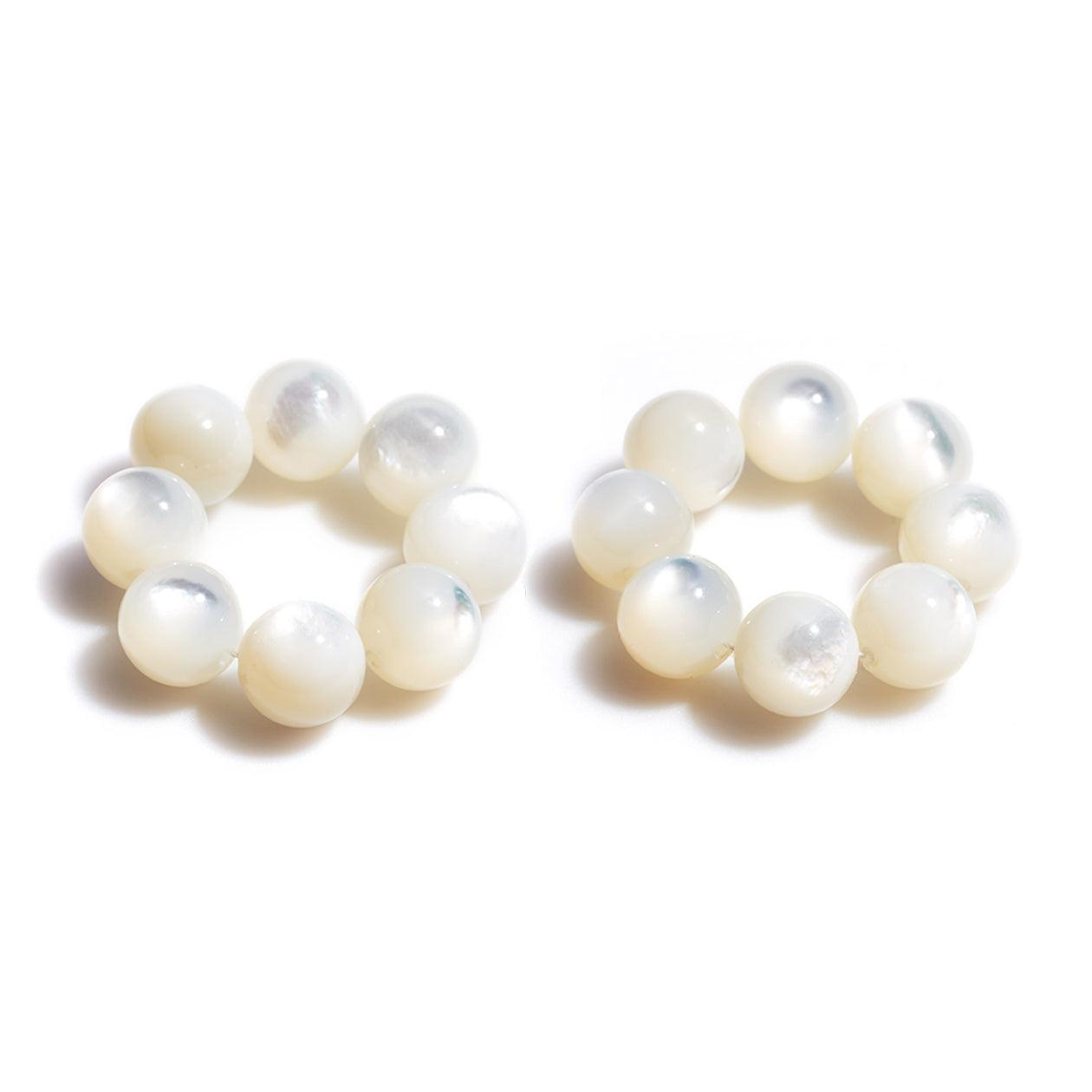Mother of Pearl Gem Energy Rings - Gemisphere