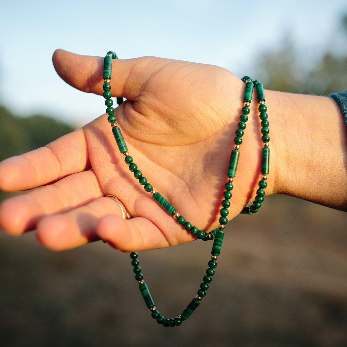 Crystal healing Patience gemstone necklace known for helping you become more present in the here and now