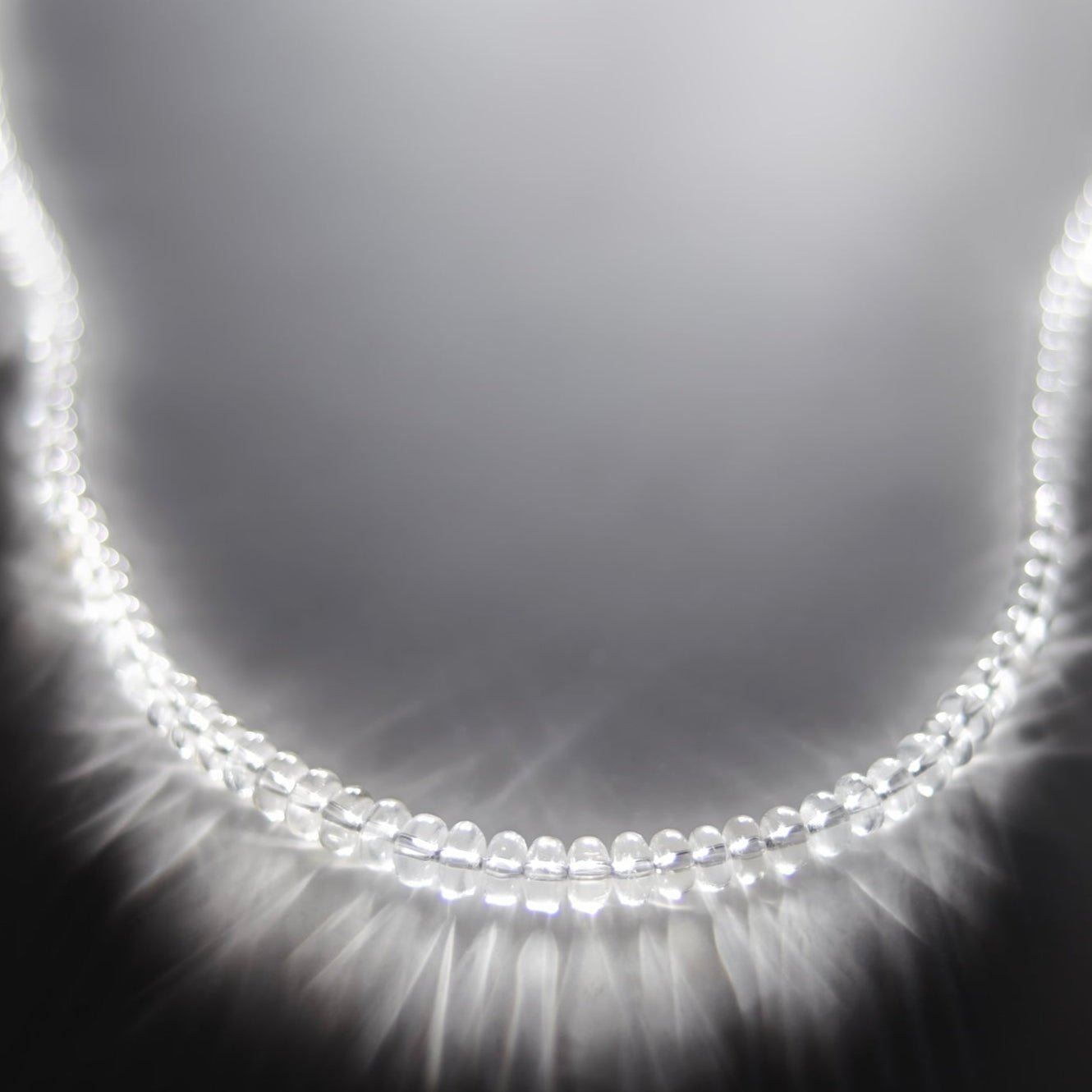 White Beryl Healing Crystal Necklace Gemisphere