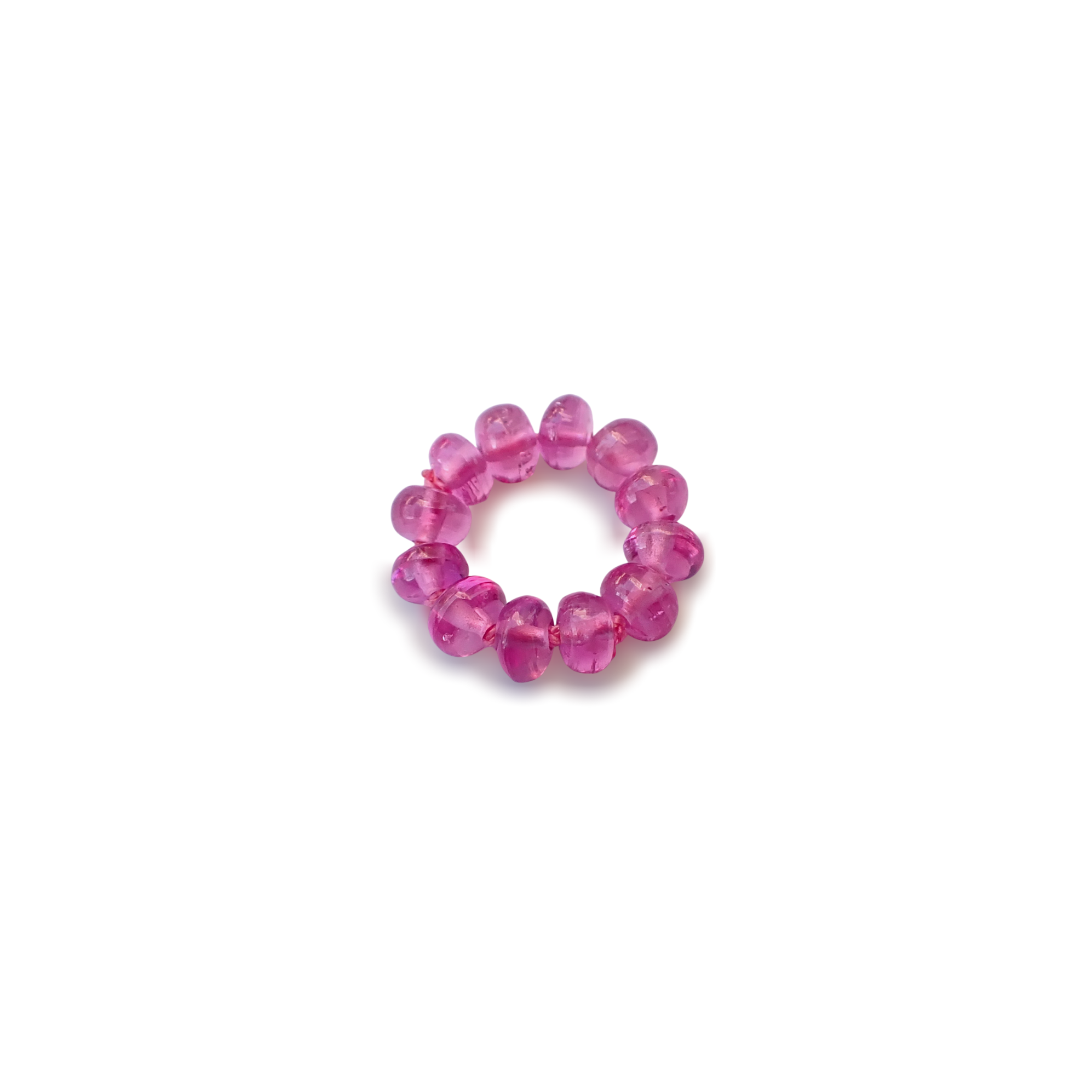 Pink Sapphire Gem Energy Ring