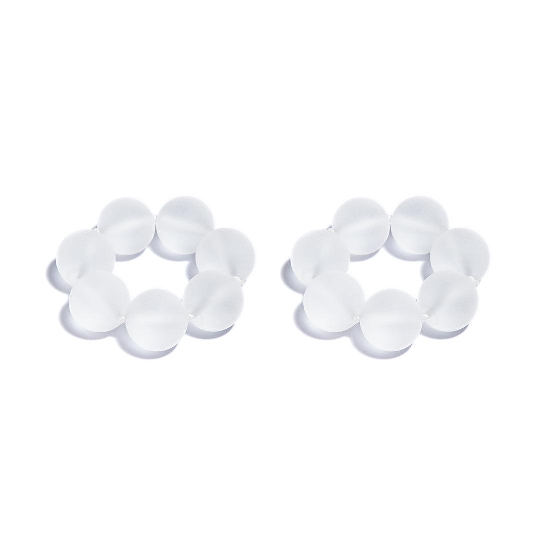 Crystal healing Quartz Gem Energy Rings known for attracting life-force to the wearer