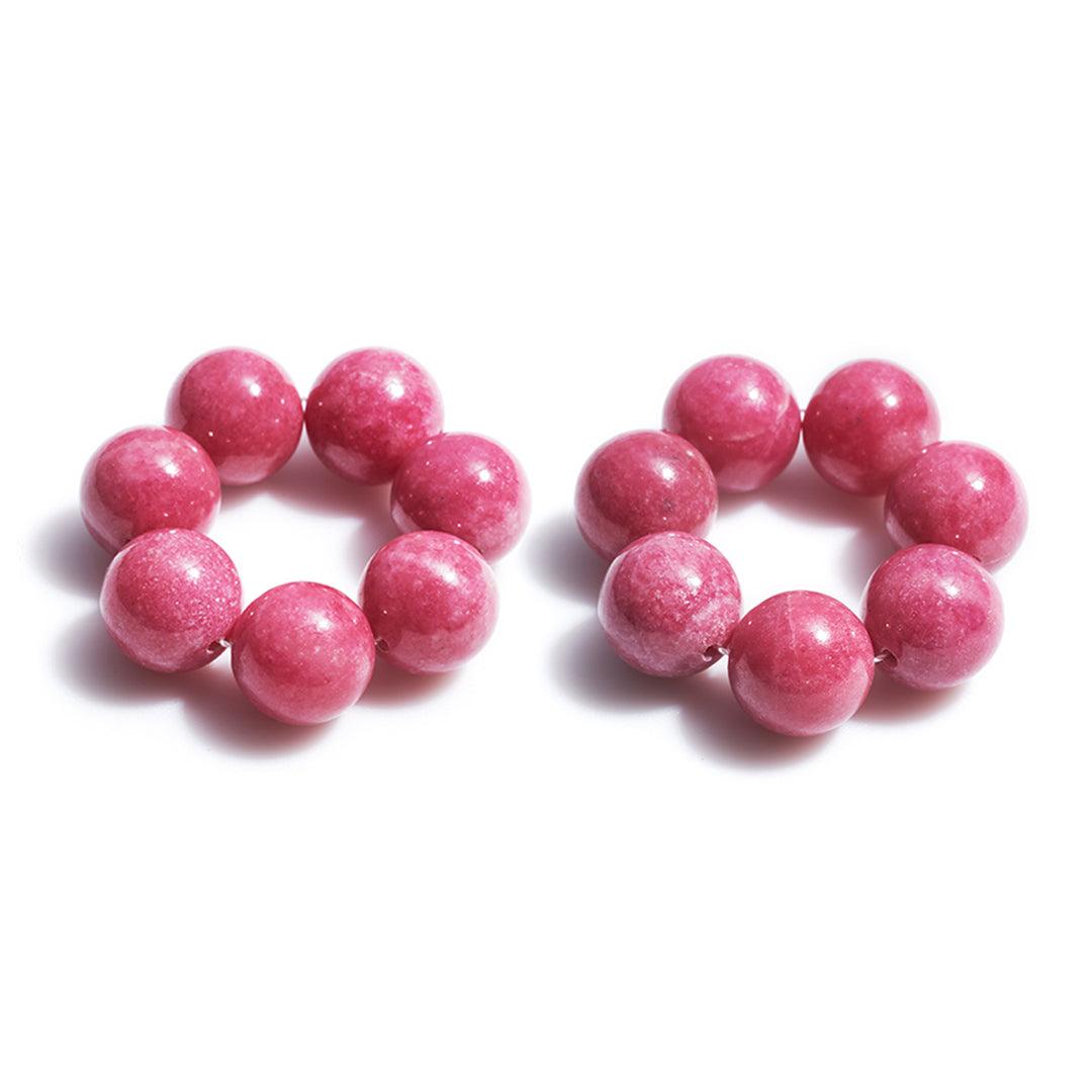 Rhodonite (Pink) Gem Energy Rings - Gemisphere