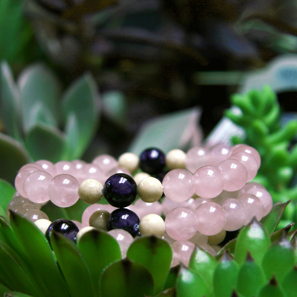 Crystal healing Rose Flame necklace known for healing you becoming more emotionally free
