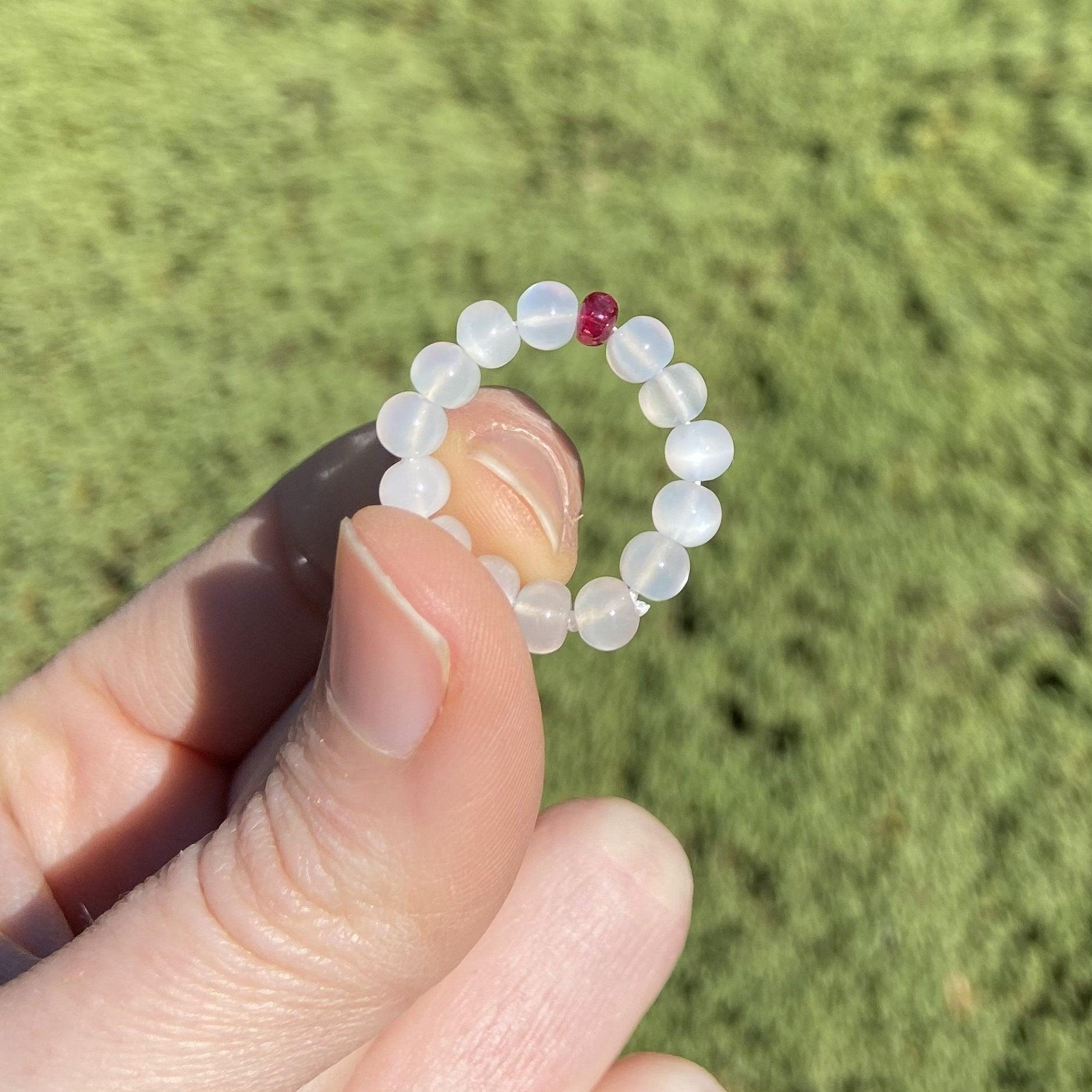 Ruby Moon Gem Energy Ring - Gemisphere