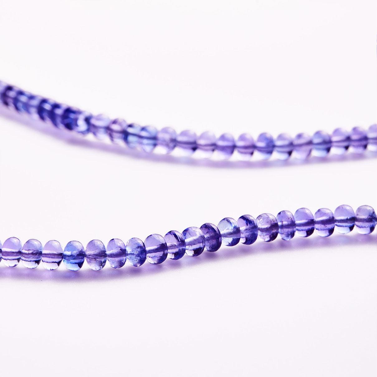 Crystal healing Tanzanite necklace known for giving you access to your deepest soul wisdom