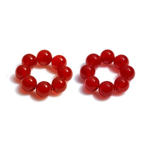 Carnelian (Semi - Precious) Gem Energy Rings - Gemisphere