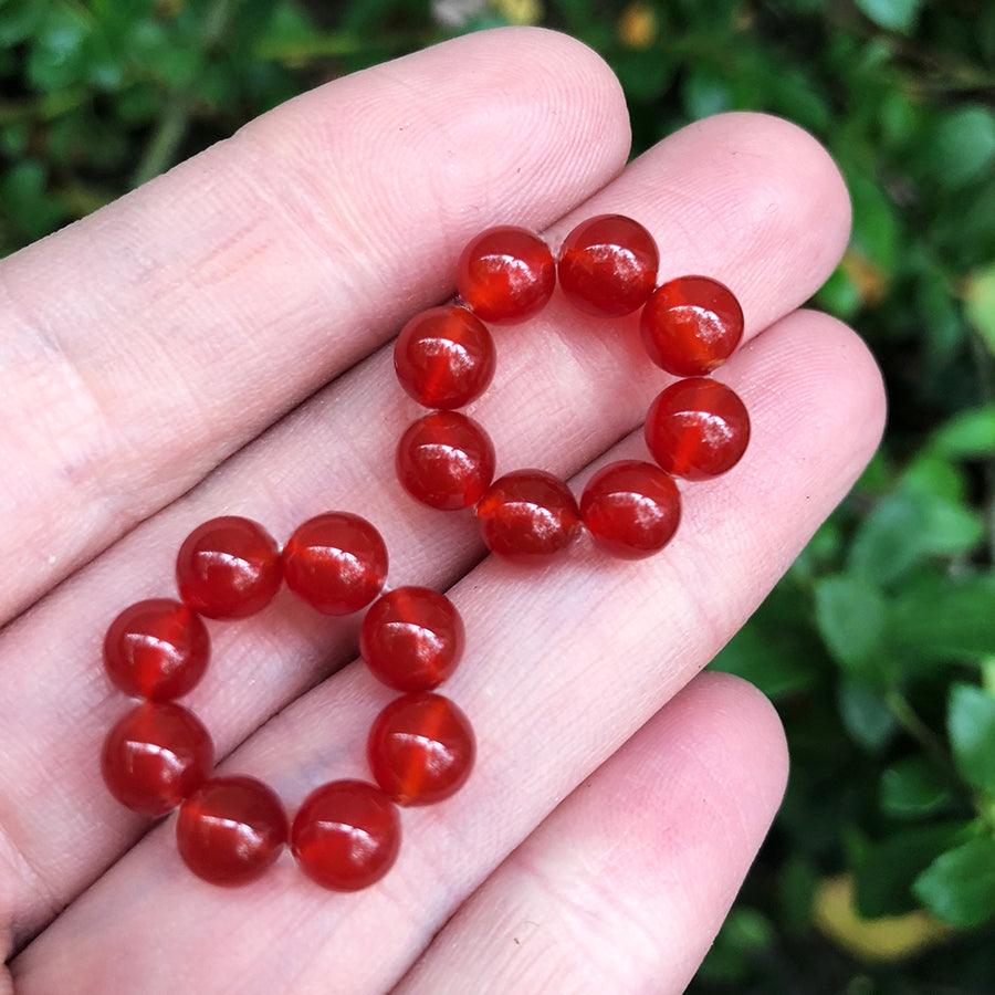 Carnelian (Semi - Precious) Gem Energy Rings - Gemisphere