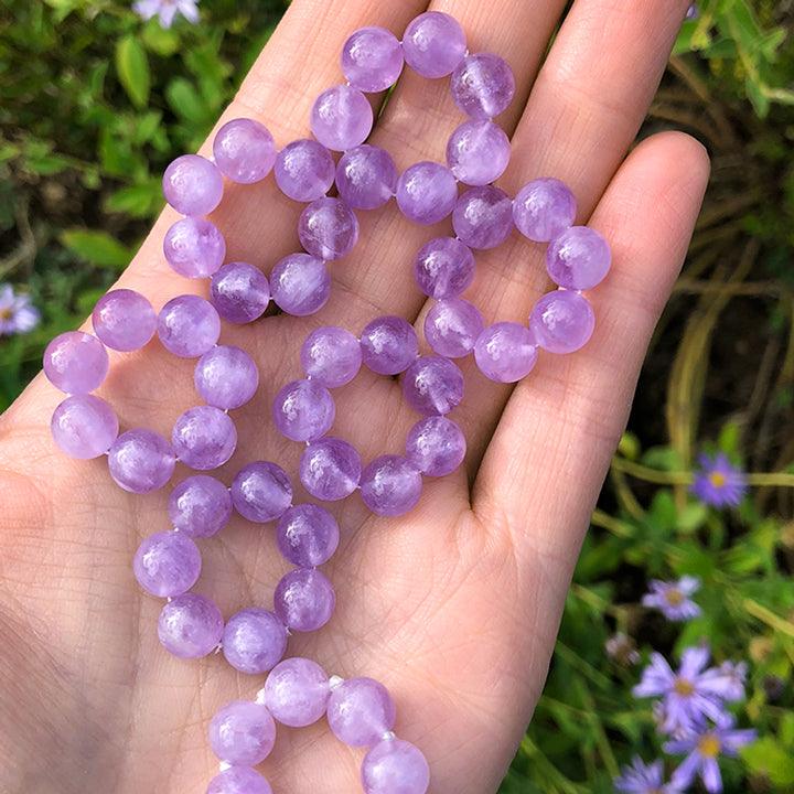 Crystal healing Lavender Chakra Rings set known for helping align body, mind and spirit