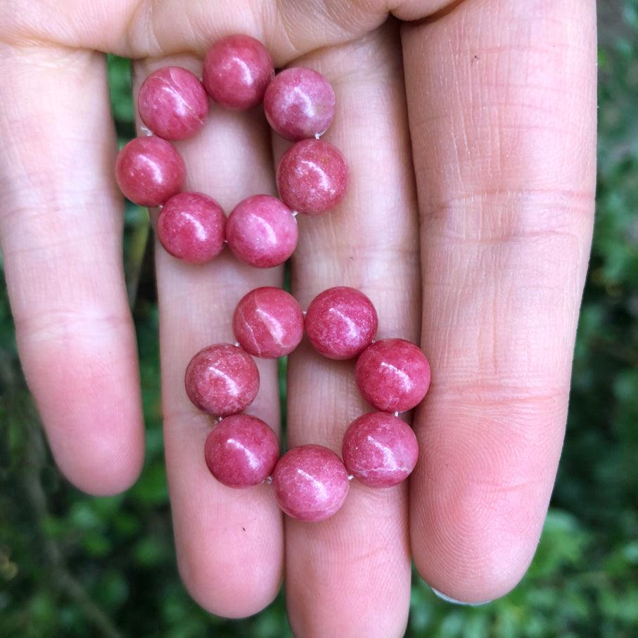 Rhodonite (Pink) Gem Energy Rings - Gemisphere