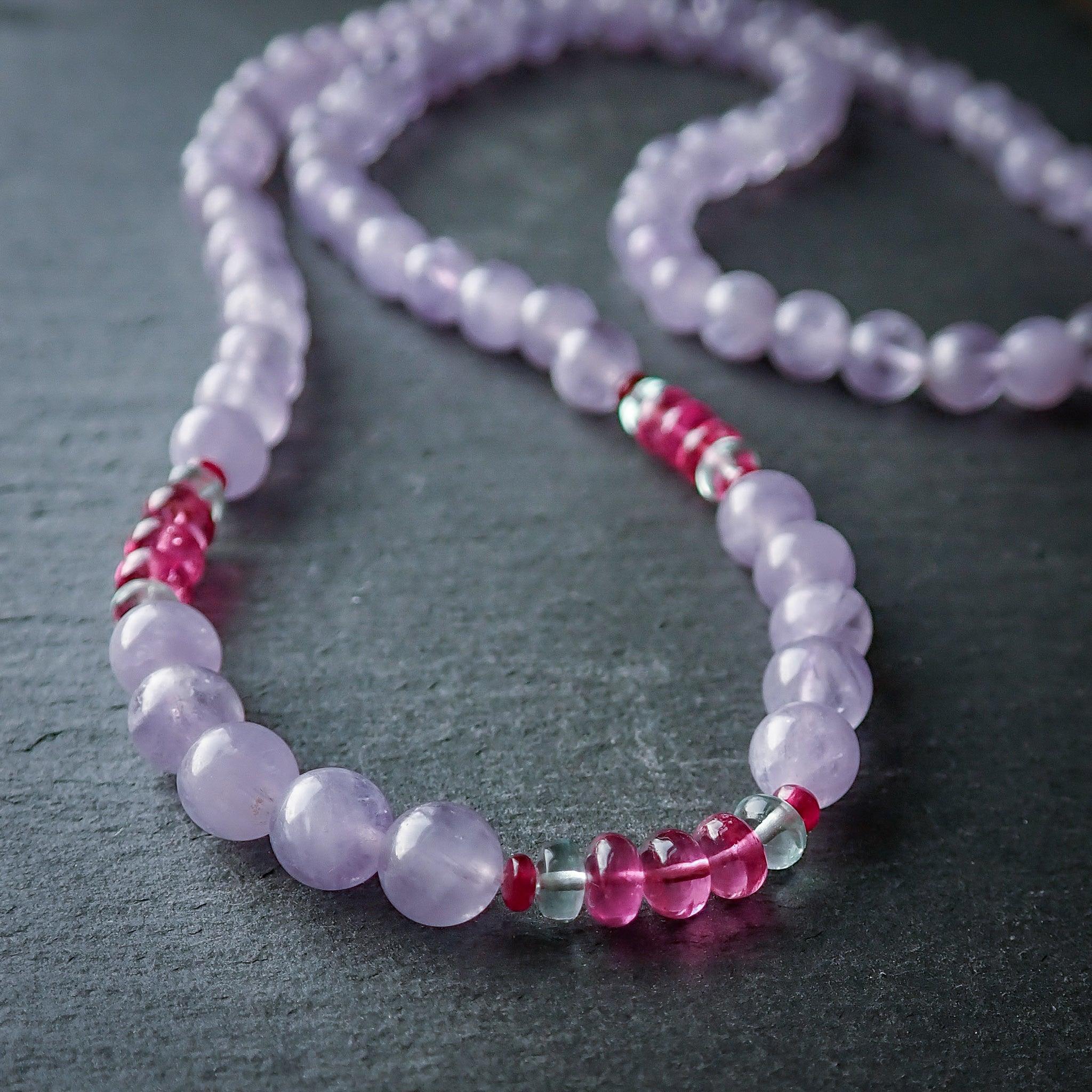 Crystal healing Heart's Wisdom necklace known for gaining wisdom through self-knowledge
