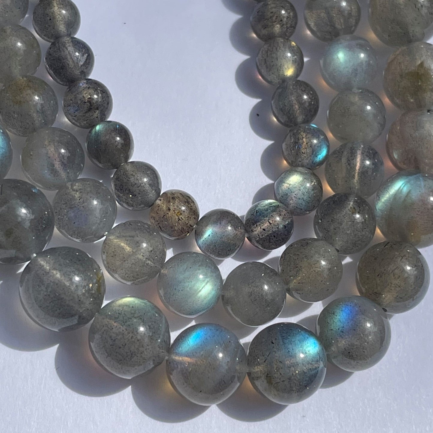 Crystal healing Labradorite necklace known for energy protection