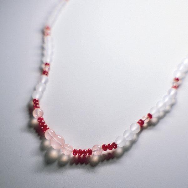 Crystal healing Ruby gemstone necklace known for helping heal and open your heart chakra