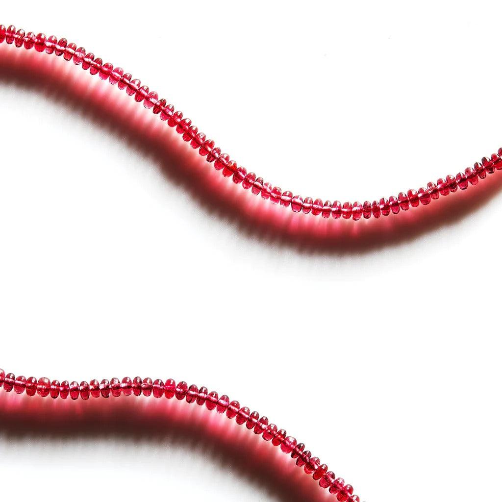 Crystal healing Red Spinel necklace known for increasing muscle strength