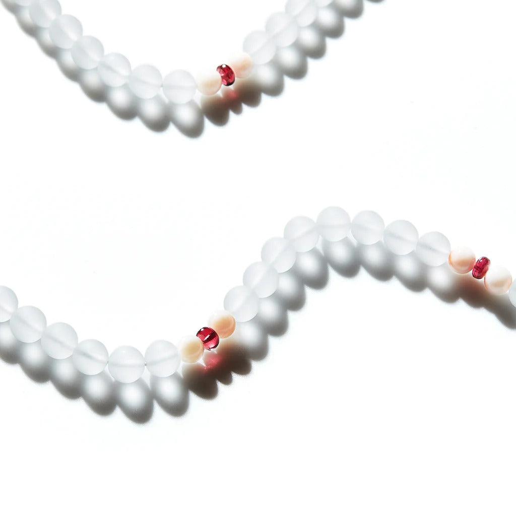 Crystal healing Dawn Light necklace known for Improving muscle strength