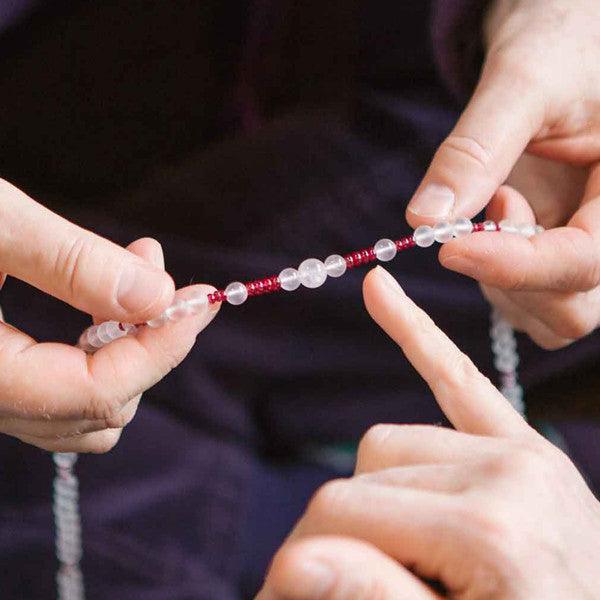 Crystal healing Ruby gemstone necklace known for helping heal and open your heart chakra