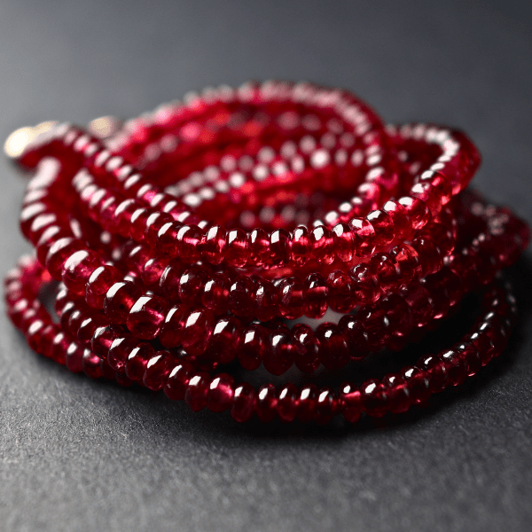 Ruby Healing Crystal Necklace for Opening Your Heart to Love