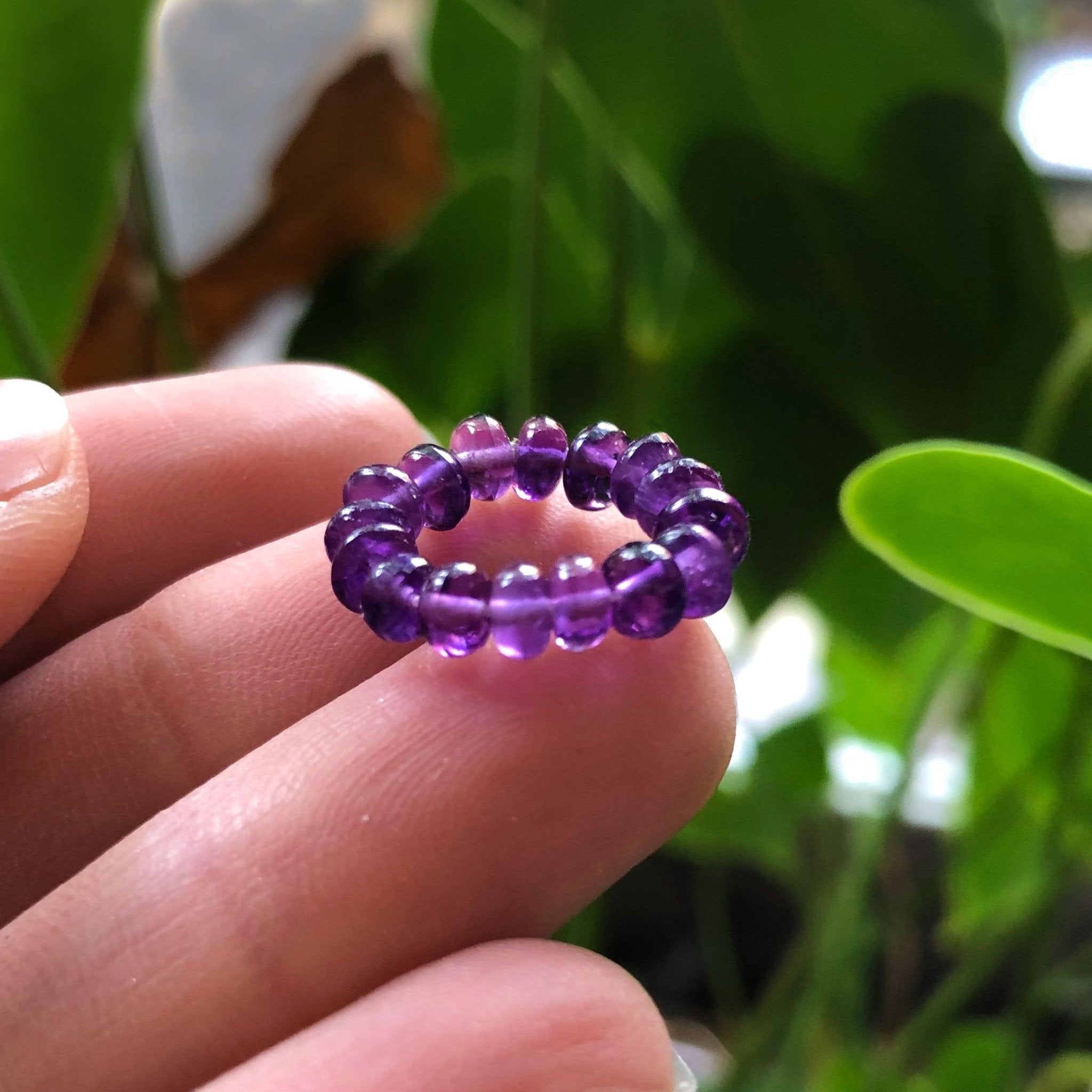 Amethyst Gem Energy Ring - Gemisphere
