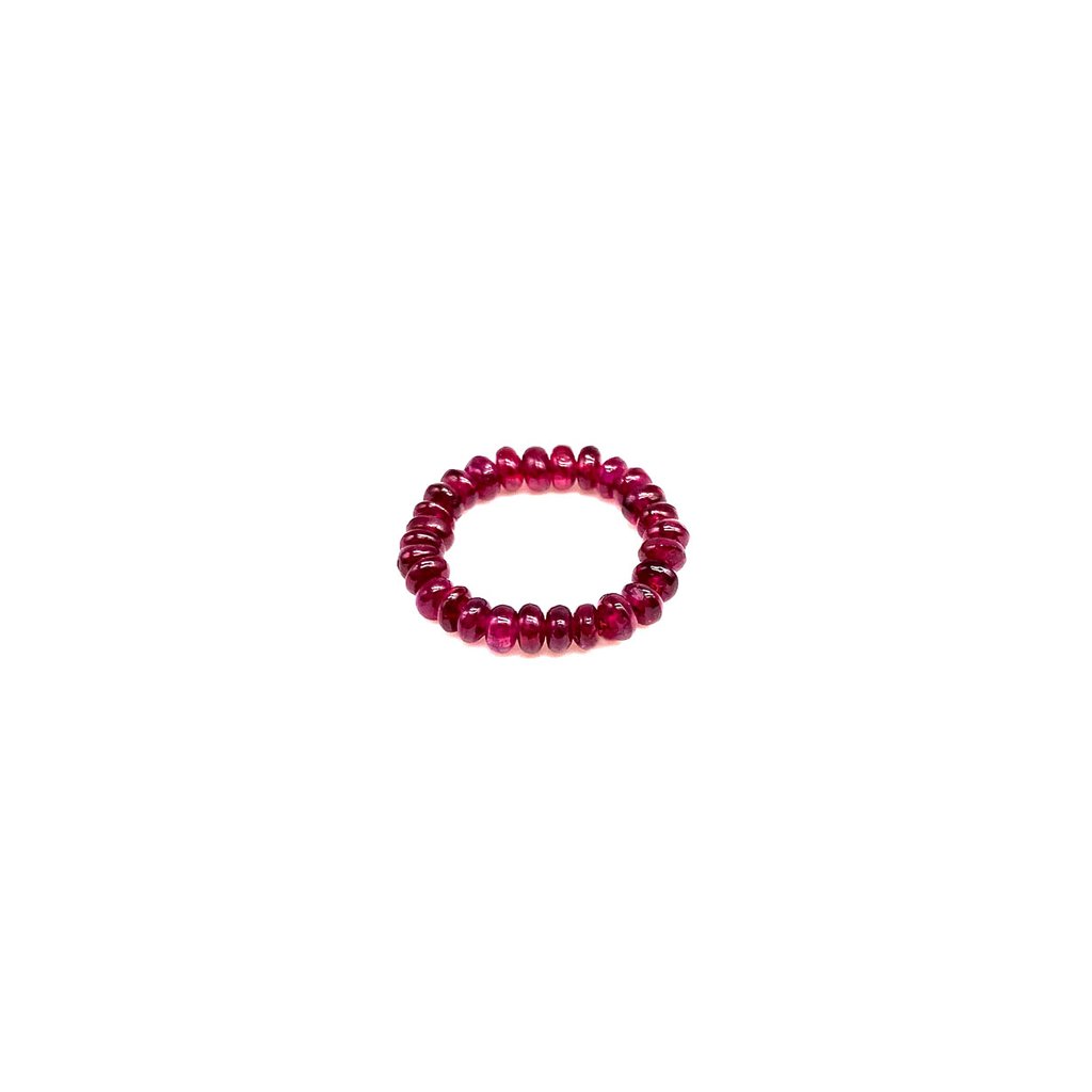 Crystal healing Ruby Gem Energy Ring known for healing the emotions