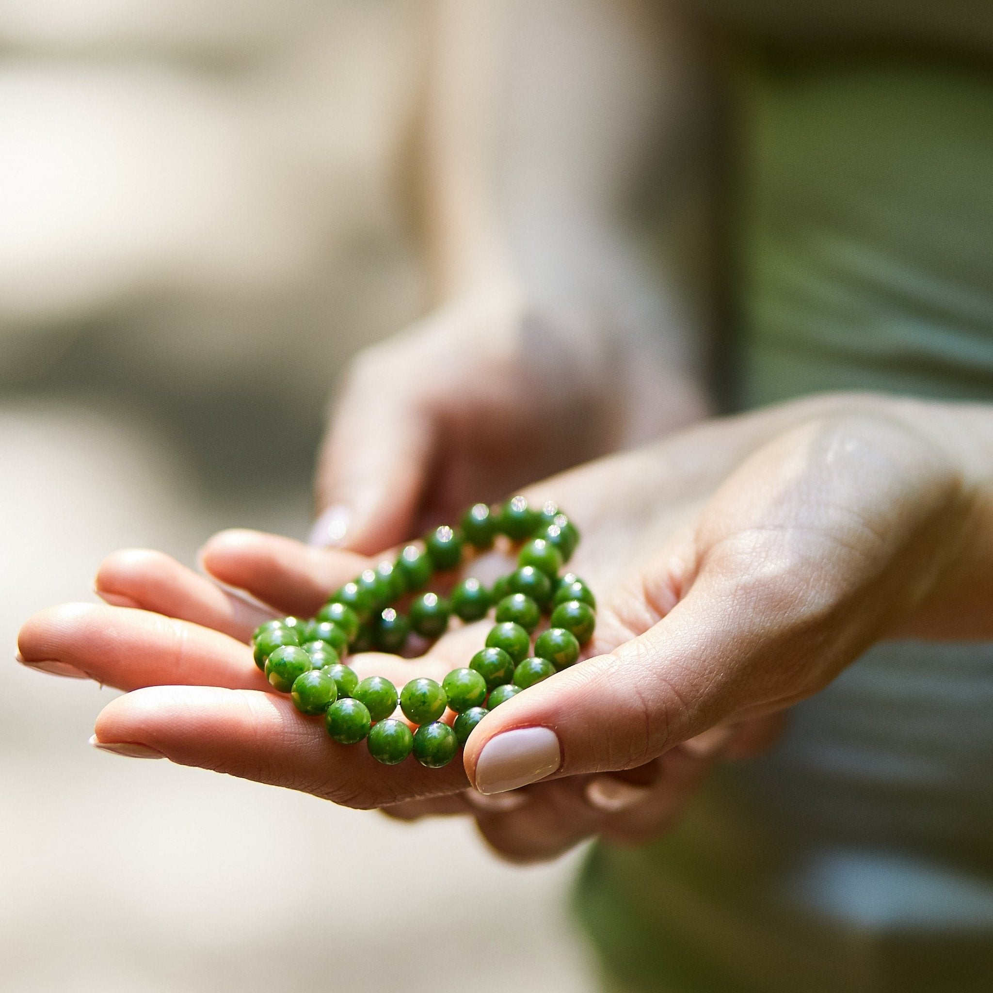 Green Jade Bracelet - Gemisphere