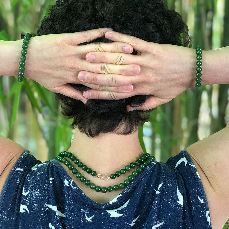 Discover Strength & Longevity with Green Jade Gemstone Crystal