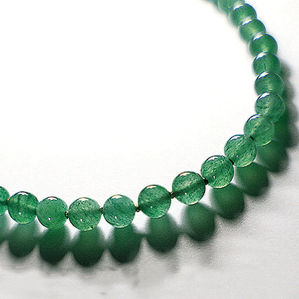 Light Green Aventurine Healing Gemstone Necklace - Gemisphere