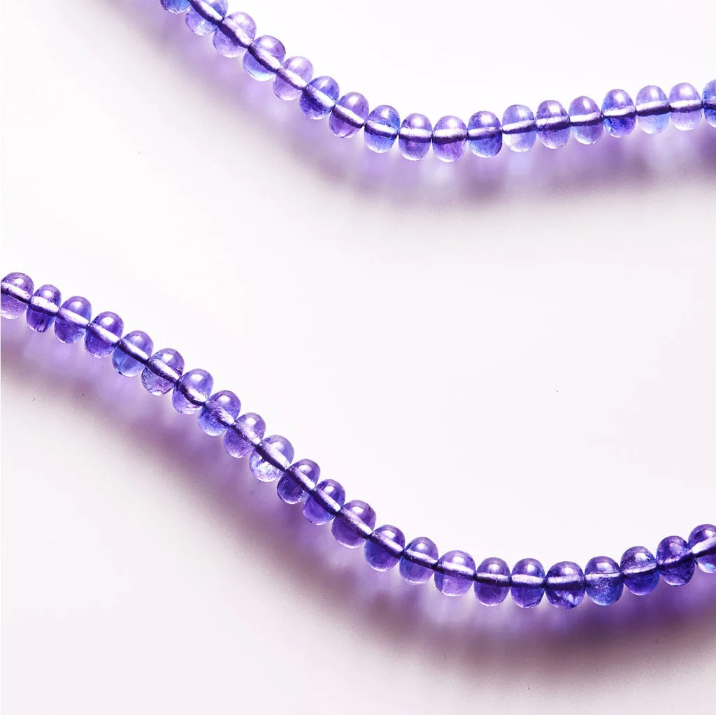Crystal healing Tanzanite necklace known for giving you access to your deepest soul wisdom